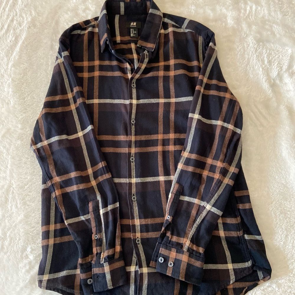 Mens Button up flannel